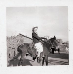 May Rendahl, in Mexico, c.1951